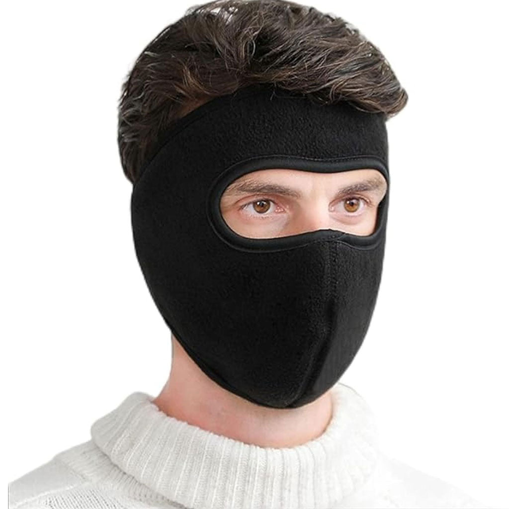 Masque moto pour l’hiver coupe-vent en polaire avec protection pour les yeux – قناع مضاد للبرد لسائقي الدراجات النارية