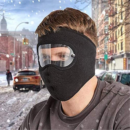 Pack-Moto Masque air flow coupe-vent + Gants Tactique Doigt Complet – طقم قناع وجه مع قفازات شتوية