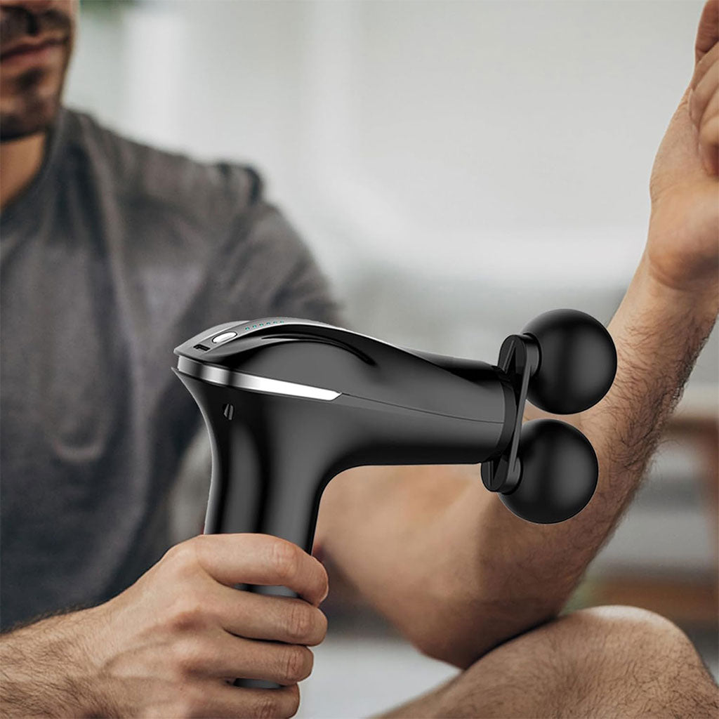 Masseur de tissus musculaire électrique à double tête à 6 vitesses – جهاز تدليك متعدد الرؤوس