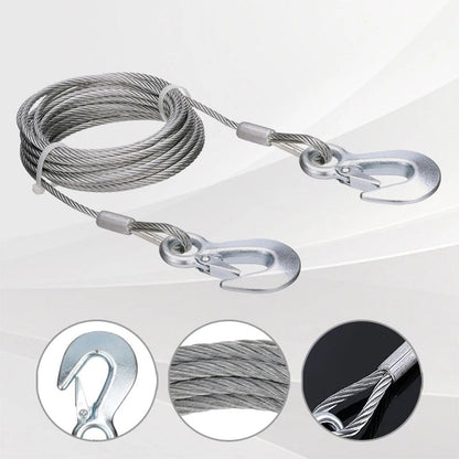 Cable de remorquage 5ton avec fil d’acier de qualité supérieure – كابل جر العربات