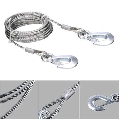 Cable de remorquage 5ton avec fil d’acier de qualité supérieure – كابل جر العربات