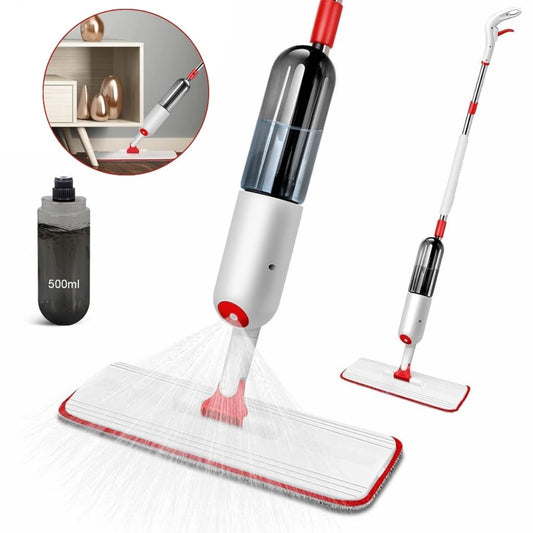 Balai Serpillère Pulvérisateur avec Réservoir Rechargeable – ممسحة بخاخ مع زجاجة قابلة لإعادة التعبئة تنزوت