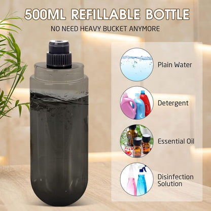 Balai Serpillère Pulvérisateur avec Réservoir Rechargeable – ممسحة بخاخ مع زجاجة قابلة لإعادة التعبئة