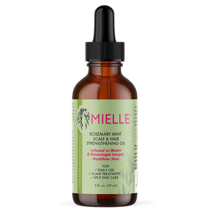 Mielle Huile fortifiante pour le cuir chevelu au romarin et à la menthe Original