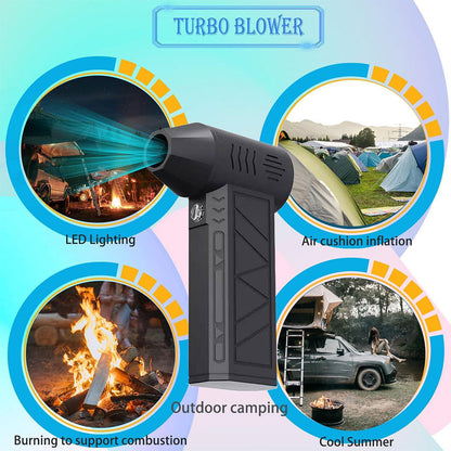 Souffleur avec Ventilateur Turbo à Jet 4 Vitesses V2 – جهاز نسف الهواء محمول
