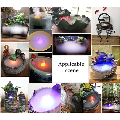 Brumisateur sous-marin Ultrasonique pour Fontaines avec 12LED – جهاز تشكيل الضباب