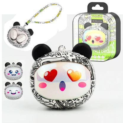 Écouteurs sans fil Modio Q11 BT5.3 avec design cute et coques interchangeables – سماعات لاسلكية جودة أصلية - تنزوت