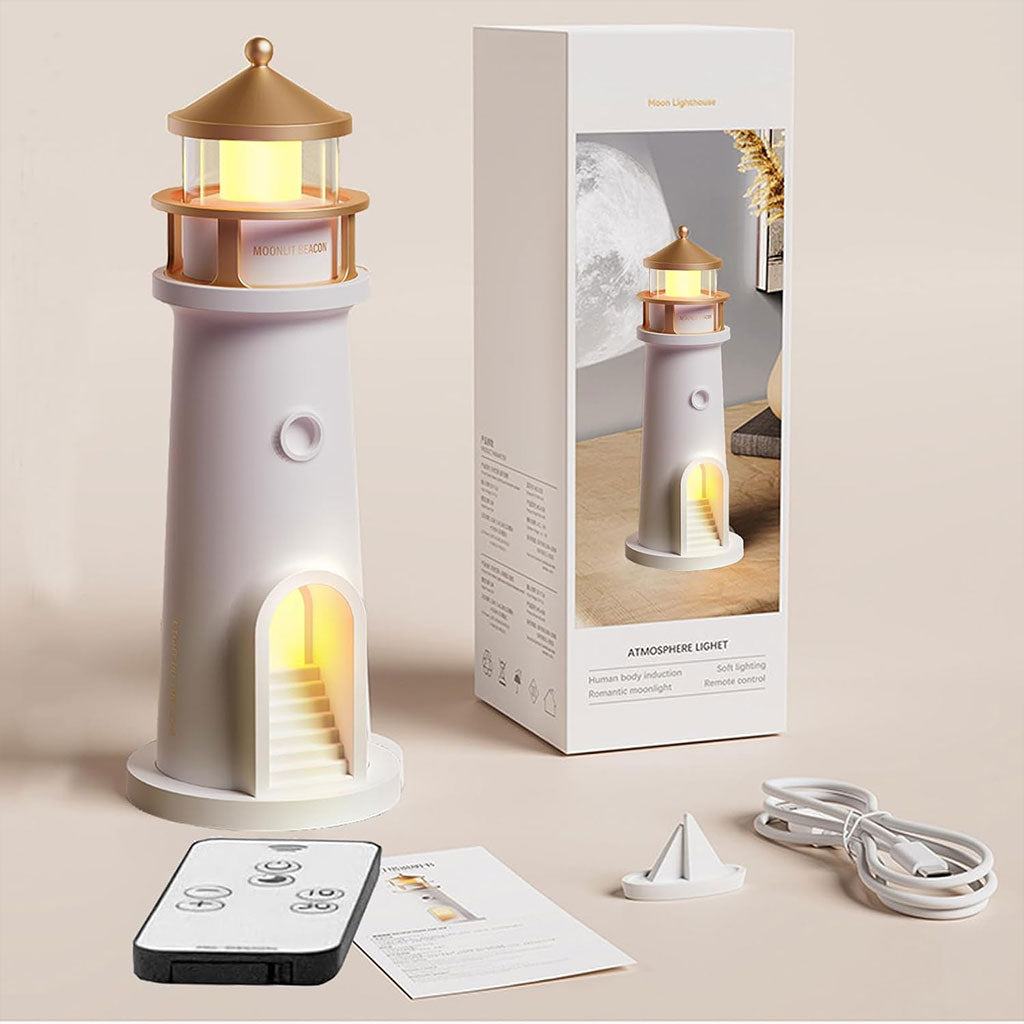 Veilleuse à Projection de Lumière de Lune avec Télécommande – جهاز عرض ضوء القمر