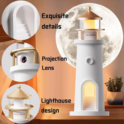 Veilleuse à Projection de Lumière de Lune avec Télécommande – جهاز عرض ضوء القمر