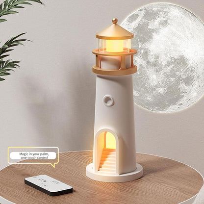 Veilleuse à Projection de Lumière de Lune avec Télécommande – جهاز عرض ضوء القمر