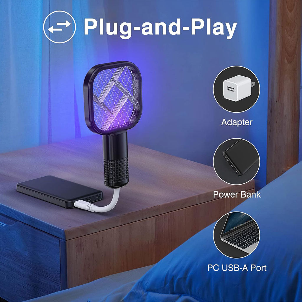 Mini Tapette à mouches USB avec Lumière LED Violette – مصيدة الناموس