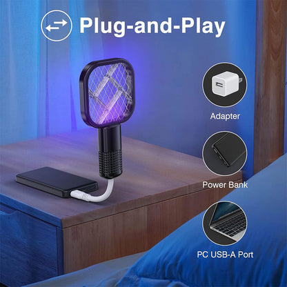 Mini Tapette à mouches USB avec Lumière LED Violette – مصيدة الناموس