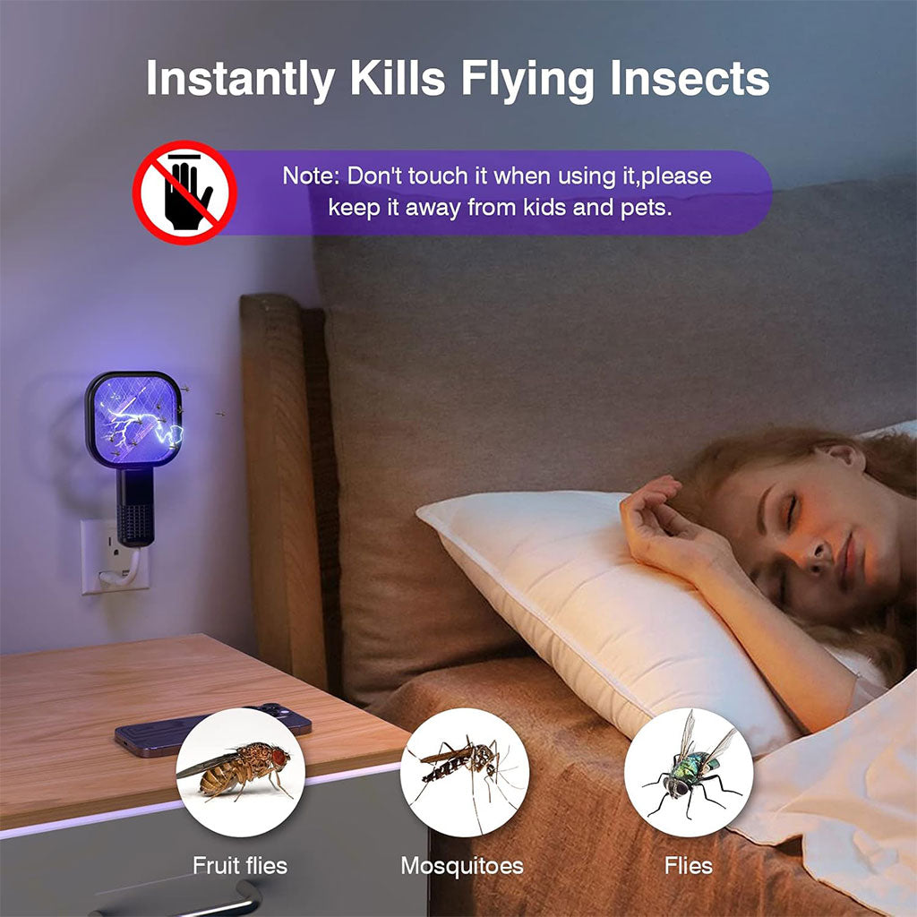 Mini Tapette à mouches USB avec Lumière LED Violette – مصيدة الناموس