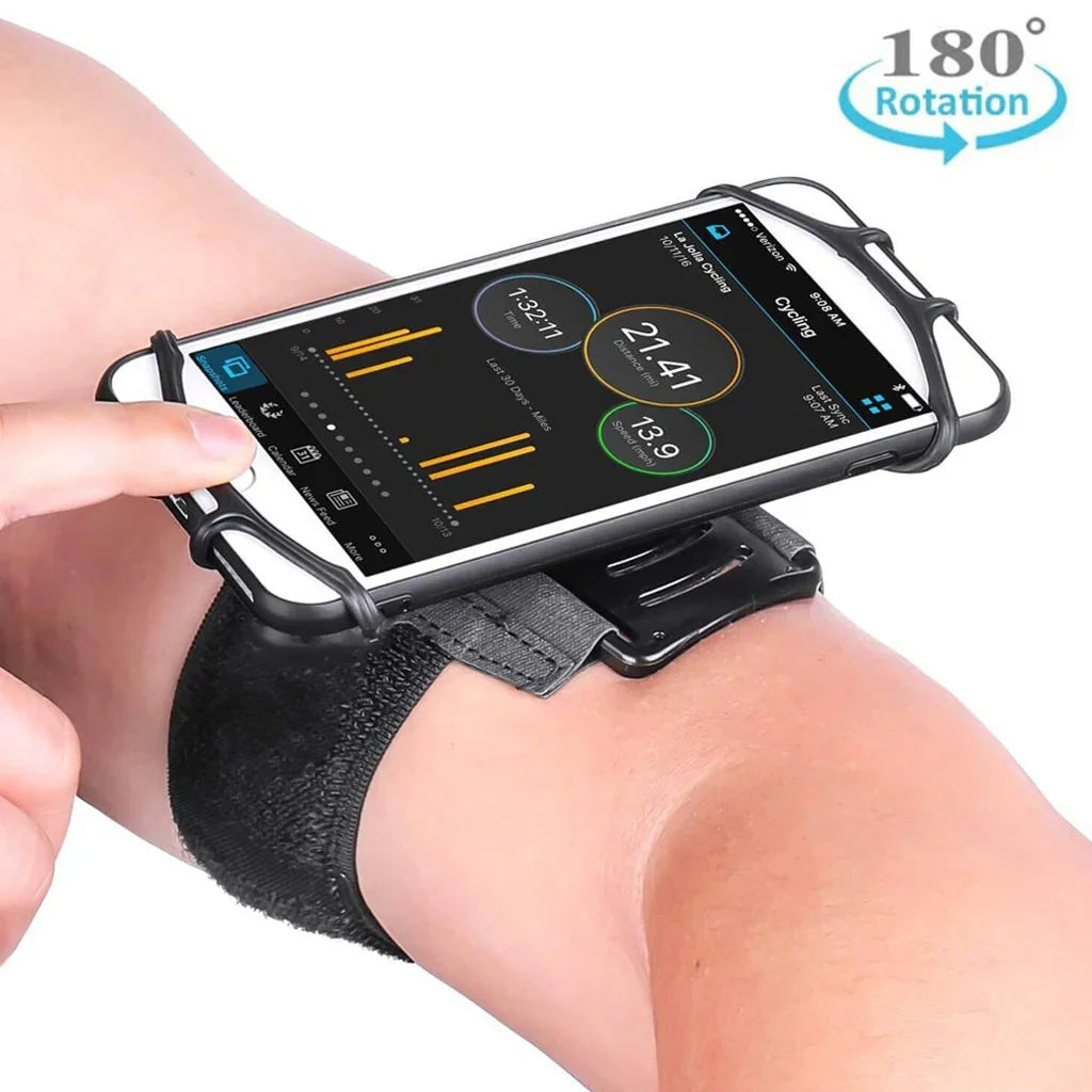 Brassard de Sport Rotatif à 180° pour Smartphones – حامل هواتف للرياضيين - تنزوت