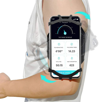 Brassard de Sport Rotatif à 180° pour Smartphones – حامل هواتف للرياضيين