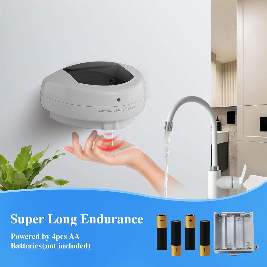 Distributeur automatique de savon 600 ml avec capteur infrarouge – موزع صابون أوتوماتيكي