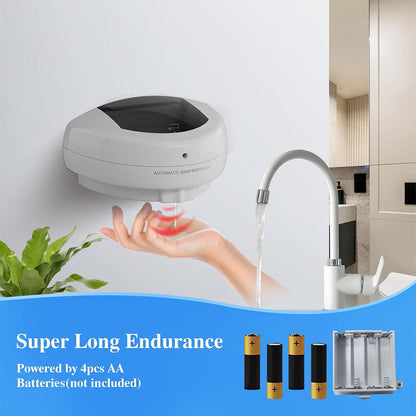 Distributeur automatique de savon 600 ml avec capteur infrarouge – موزع صابون أوتوماتيكي