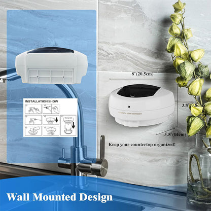 Distributeur automatique de savon 600 ml avec capteur infrarouge – موزع صابون أوتوماتيكي