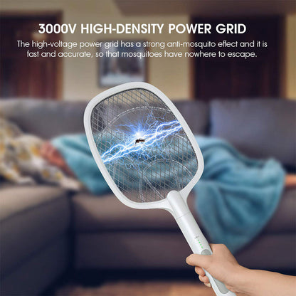 Tapette à mouches électrique 2 en 1 rechargeable par USB LTD638 – صاعق الناموس