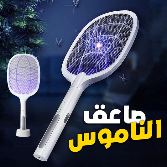 Tapette à mouches électrique 2 en 1 rechargeable par USB LTD638 – صاعق الناموس تنزوت