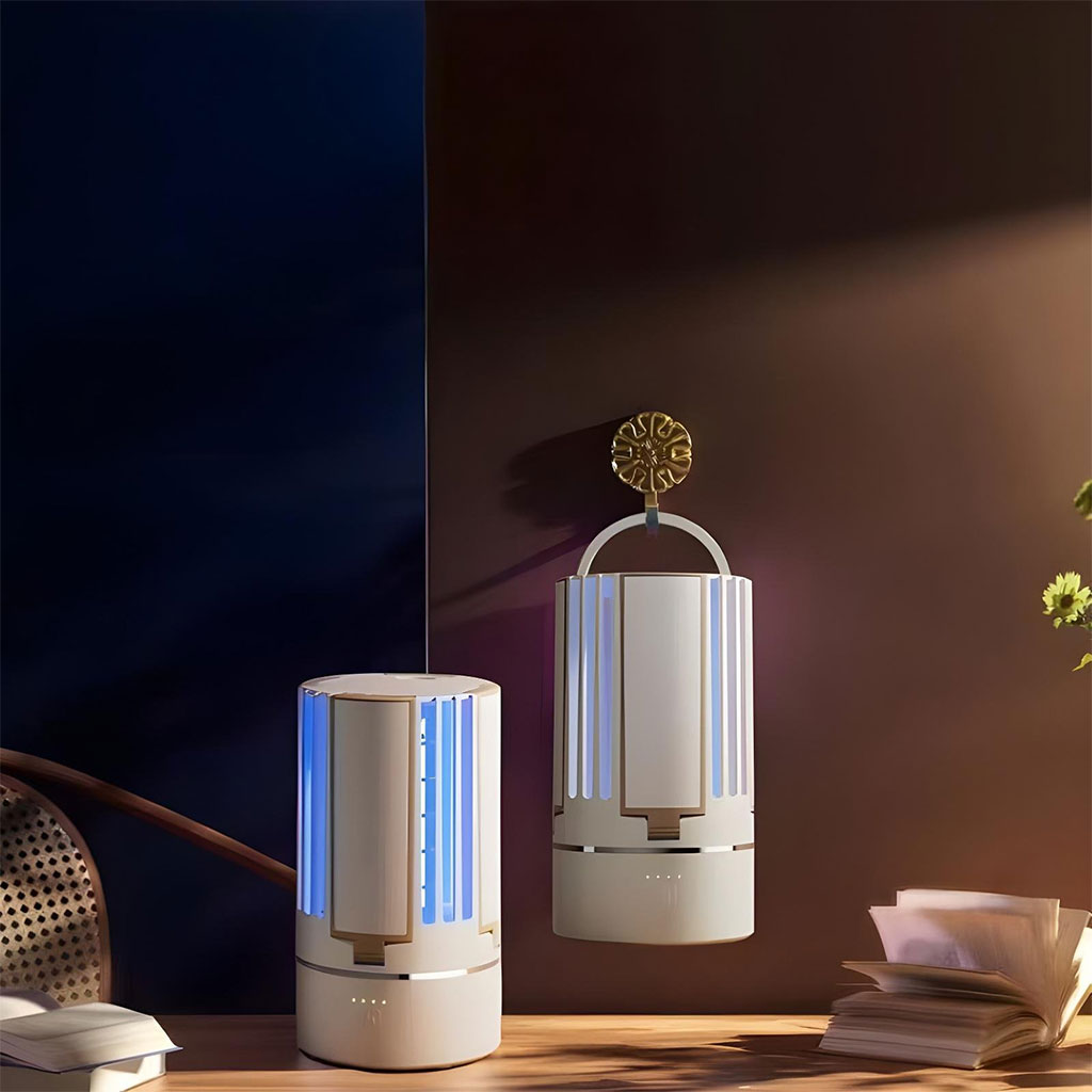 Lampe Anti-Moustique Rechargeable 2 en 1 – مصباح عالي سطوع وصاعق ناموس