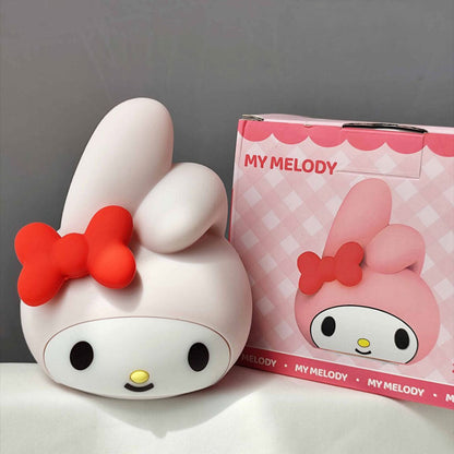 Veilleuse Enfant My Melody Lampe LED avec Lumière Douce – مصباح سيليكون لغرف الأطفال