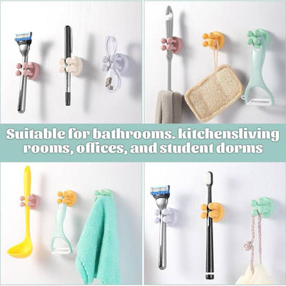 Ensemble de 10 attaches en silicone à fixer au mur multifonctionnels – طقم تثبيت أغراض على الحائط