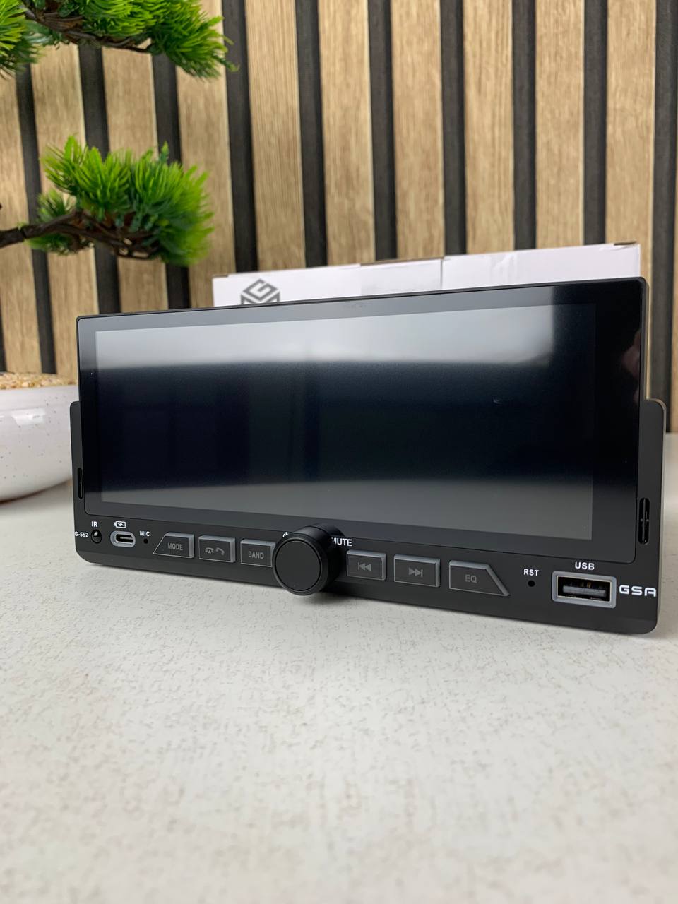 Gazel Systems MP5 Player LCD Screen Multimedia Player Wireless Carplay Android Auto EQ Bluetooth USB Mirror Link Car Stereo