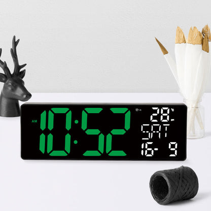 Horloge Numérique Murale LED à Éclairage Inférieur – ساعة رقمية للحائط و المكتب بإضاءة سفلية