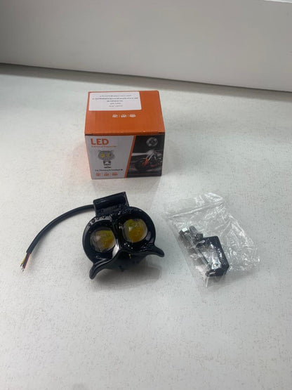 Lumière de hibou antibrouillard LED pour la moto 1Pcs – مصباح دراجات نارية عالي السطوع