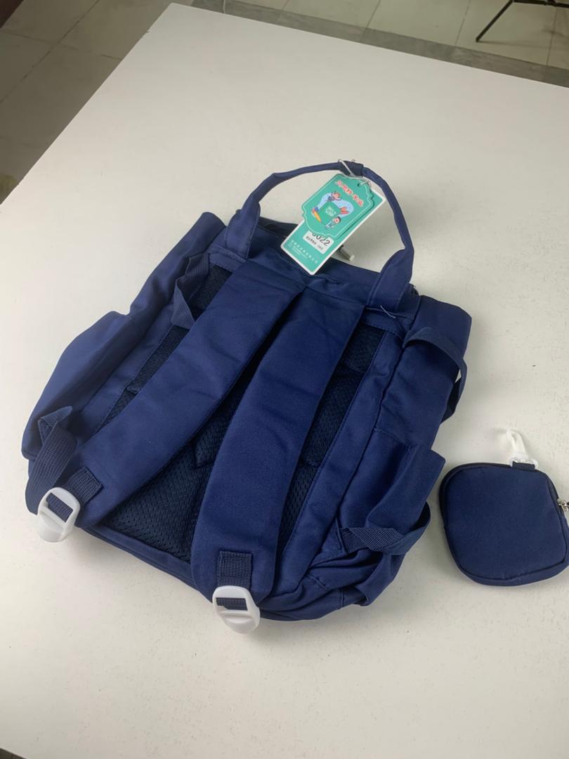 Ensemble de sacs d’école Kawai pour Enfants 2Pcs Avec Pochette Bleu – محفظة 2 قطع كاواي مع محفظة صغيرة أزرق