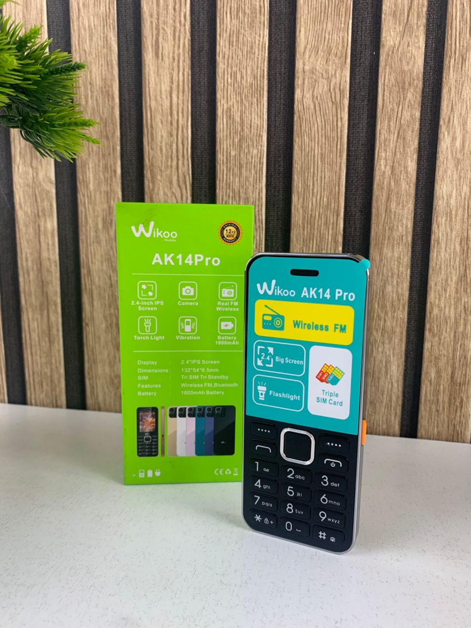 Téléphone Portable Wikoo AK14 Pro Triple SIM – هاتف نقال