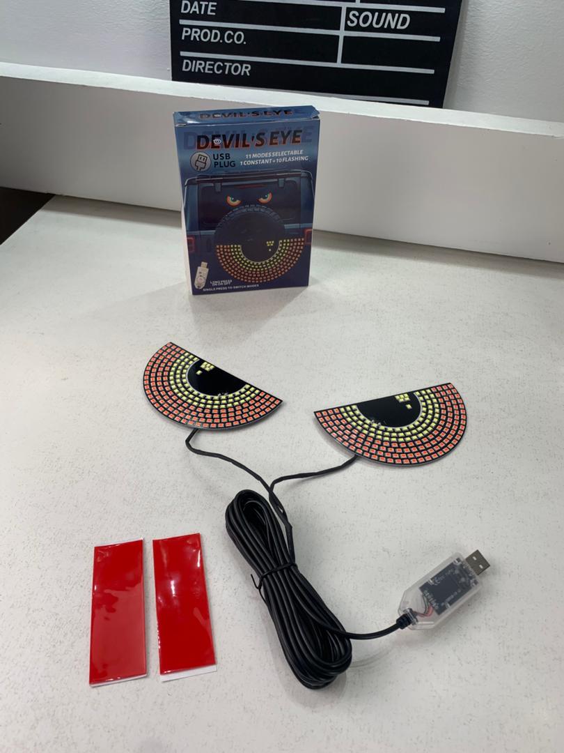 Feux de Voiture à LED Dynamiques Devil Eyes pour Pare-brise Arrière
