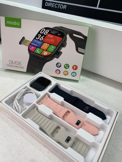 Modio SM06 Smartwatch avec Carte SIM, Appel HD et Camera – ساعة ذكية أصلية