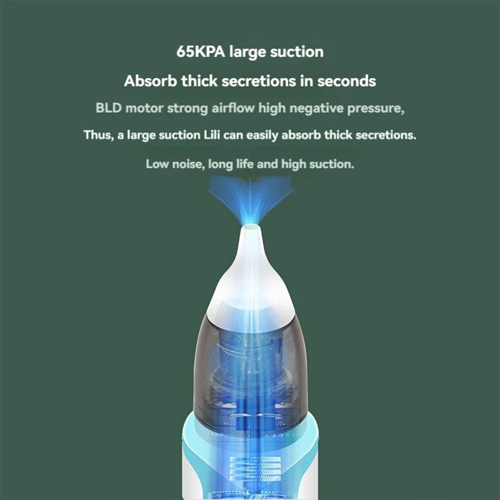 Aspirateur Nasal Électrique pour Bébé Adapté aux Nourrissons et Nouveau-nés – جهاز شفط للرضع