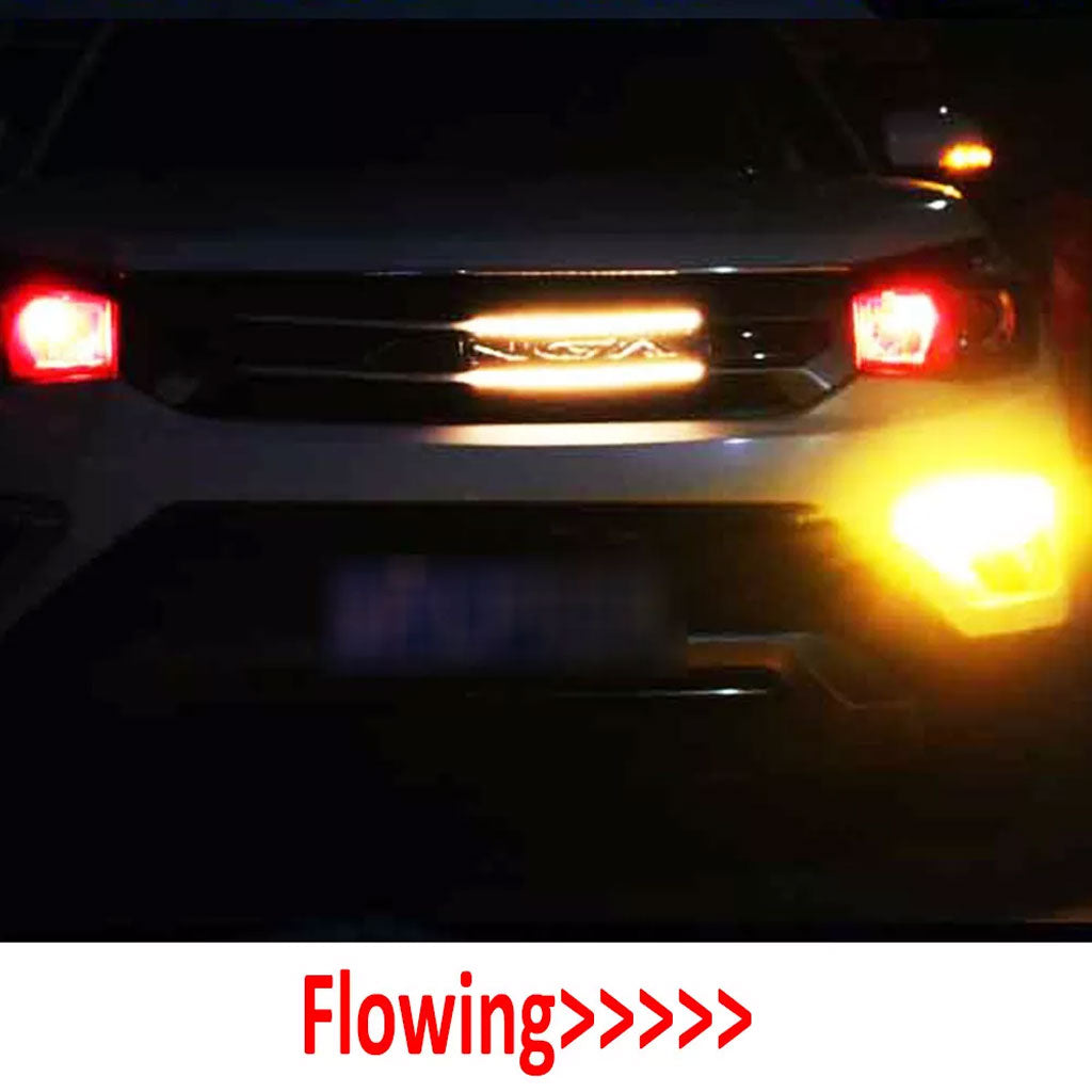 Bande lumineuse LED RGB pour Grille de Voiture 60cm 2PCs