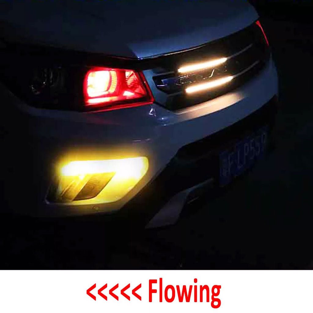Bande lumineuse LED RGB pour Grille de Voiture 60cm 2PCs
