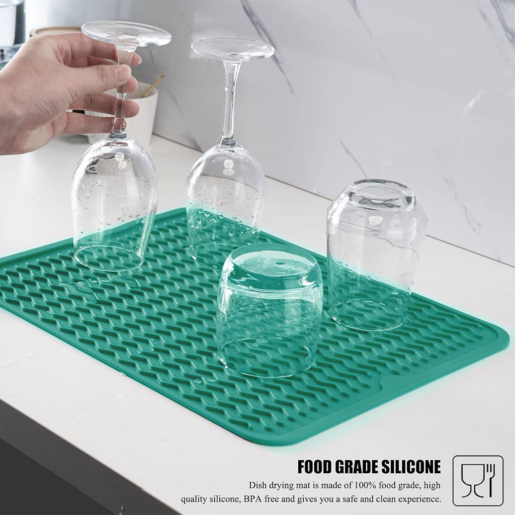 Tapis de Séchage en Silicone Souple et Flexible pour Cuisine – بساط تقطير الأواني