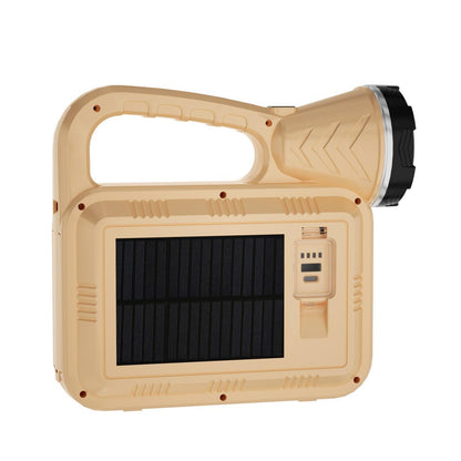 lampe de camping solaire LED à flamme d'atmosphère multifonction charge USB et Power-bank