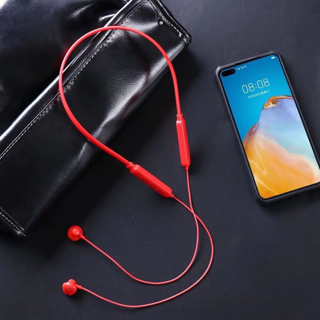 Écouteurs intra-auriculaires avec bluetooth, tour de cou sans fil étanche, couleur orange DUNTH DU-B282