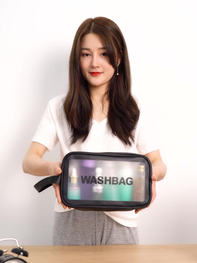 Trousse de Douche Wash-bag transparent, étanche