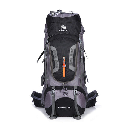 Sac à dos randonnée professionnel 80 L étanche, système de soutien dorsal léger