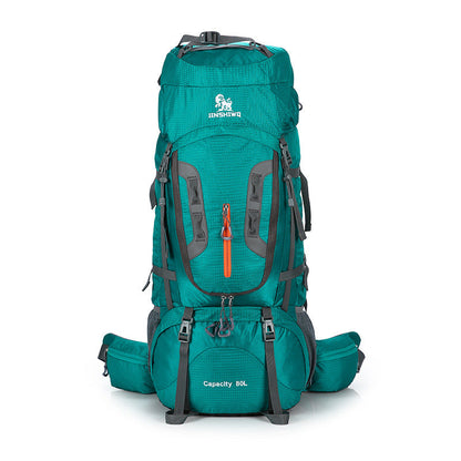 Sac à dos randonnée professionnel 80 L étanche, système de soutien dorsal léger