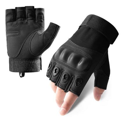 Gants de Moto antidérapants demi-doigt v2