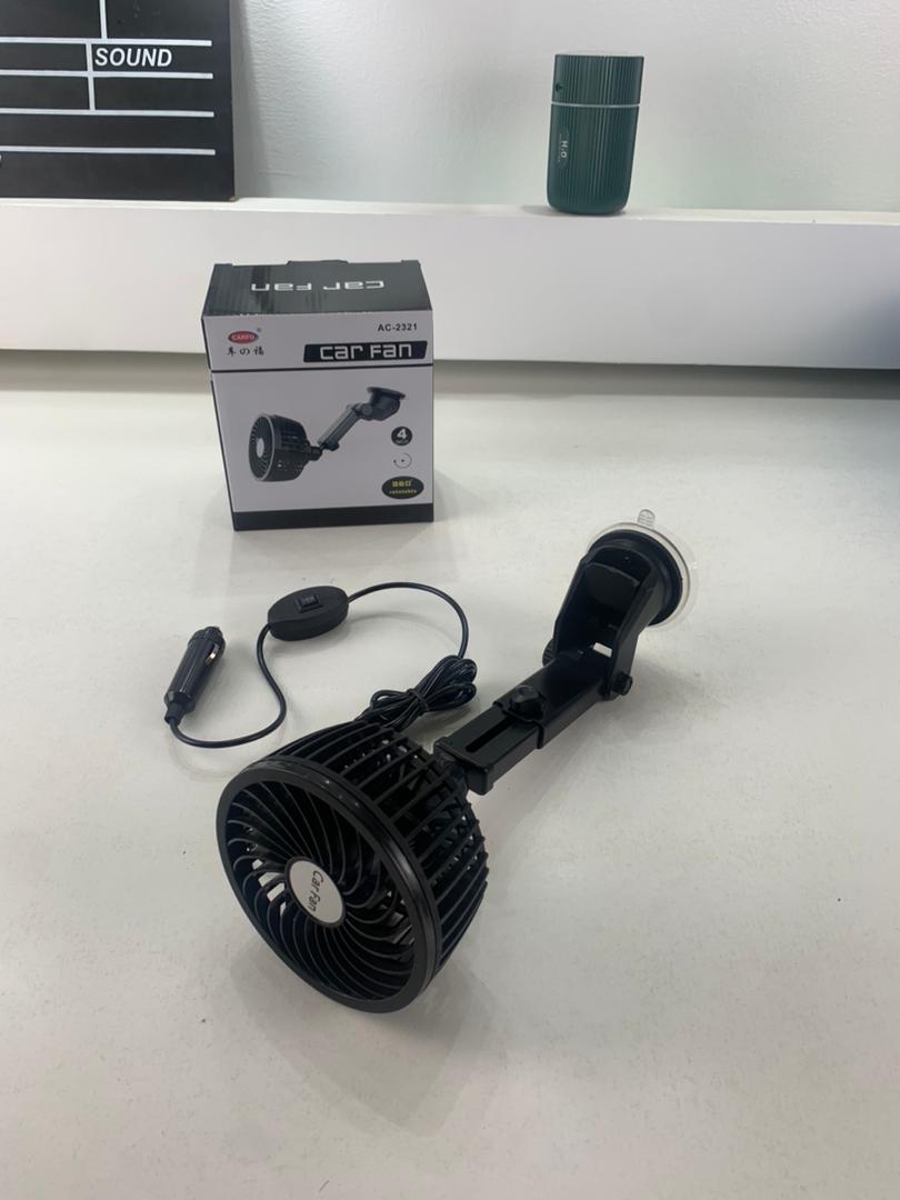 Ventilateur de Voiture Portable avec Fixation Par Ventouse – مروحة سيارة