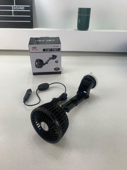 Ventilateur de Voiture Portable avec Fixation Par Ventouse – مروحة سيارة