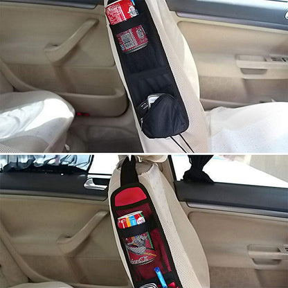 Organisateur latéral de siège de voiture multi-poches 1PCS – منظم أغراض في السيارة