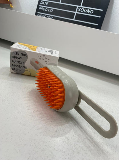 Brosse à vapeur pour chat autonettoyante 3en1 – فرشة تنظيف القطط