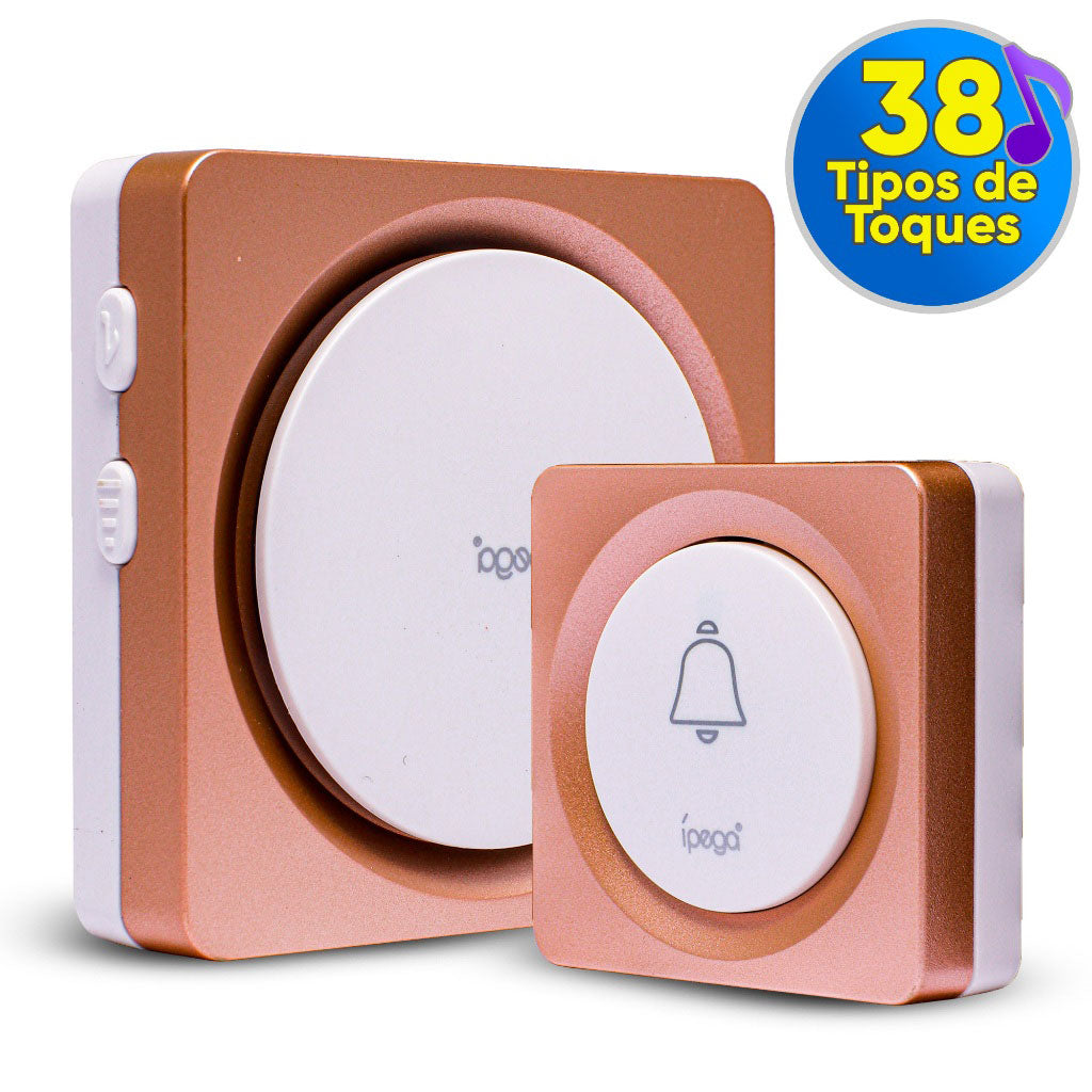 Sonnette sans fil avec batterie sans fil 150 mètres 38 Sonneries – جرس باب لاسلكي