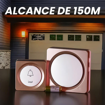 Sonnette sans fil avec batterie sans fil 150 mètres 38 Sonneries – جرس باب لاسلكي
